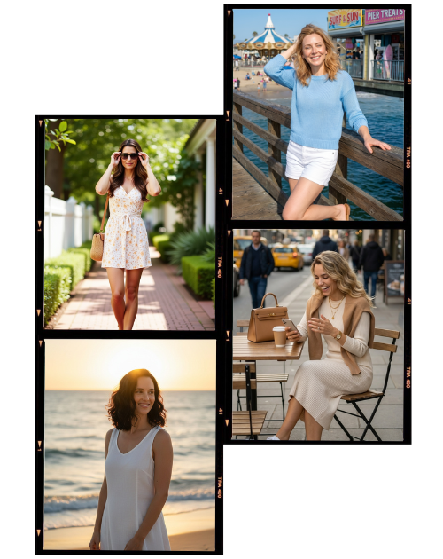 Film strip of AI Personas